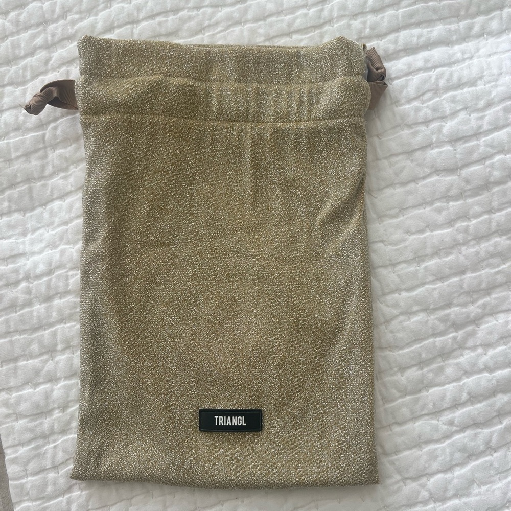 Triangl Swimwear Gold Pouch